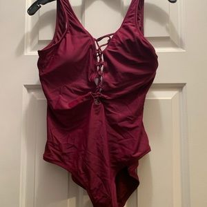 One piece bathing suit